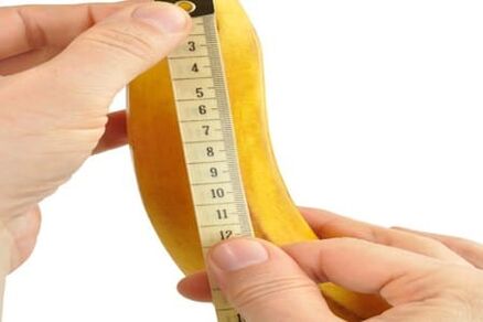 Măsurarea bananelor simbolizează măsurarea penisului